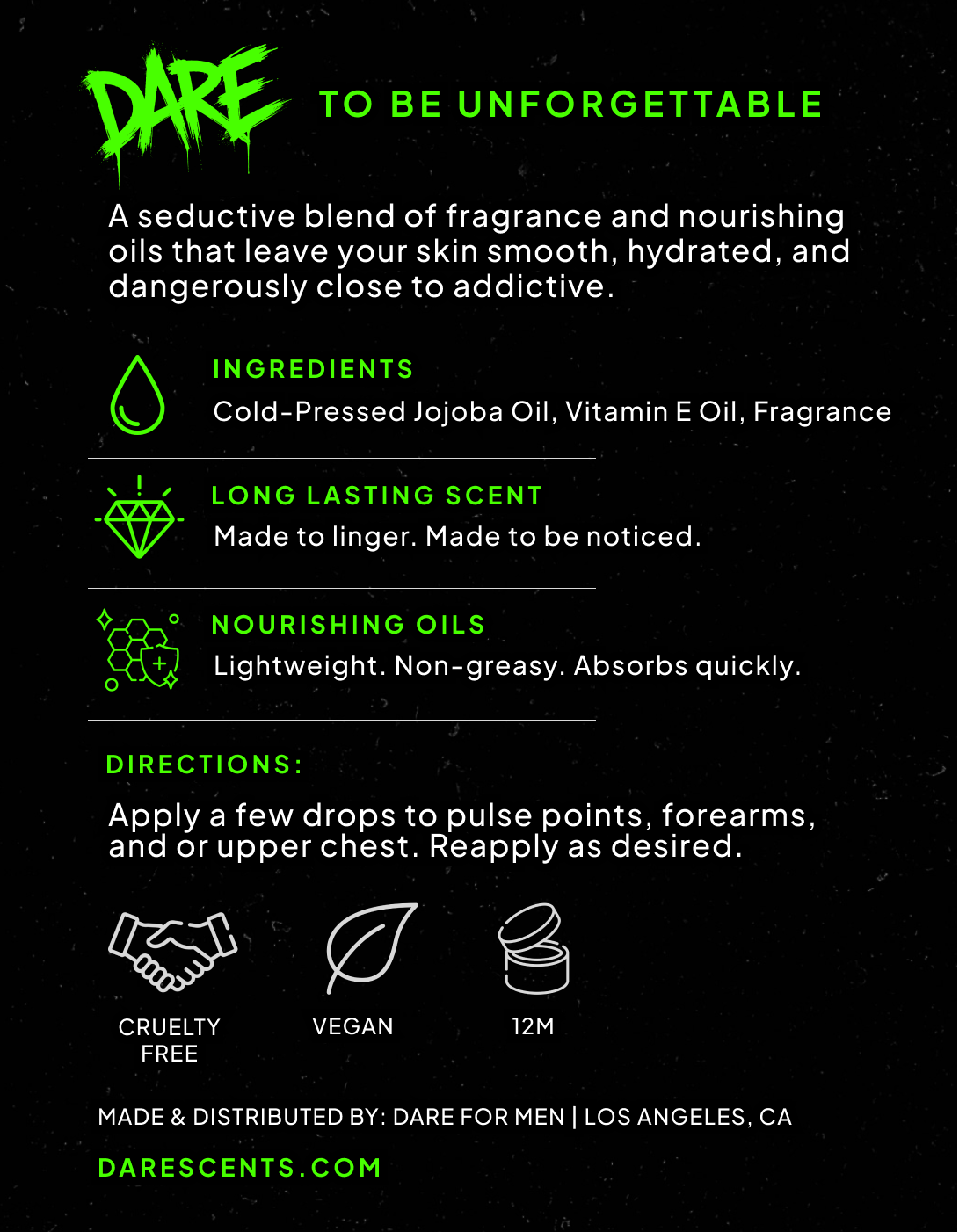 Your Move - Body Oil Cologne - Earth & Bergamot