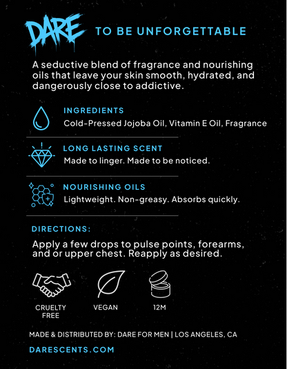 All Night - Body Oil Cologne - Spicy & Bold
